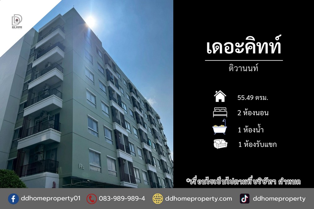 ขายคอนโดเดอะคิทท์ ติวานนท์