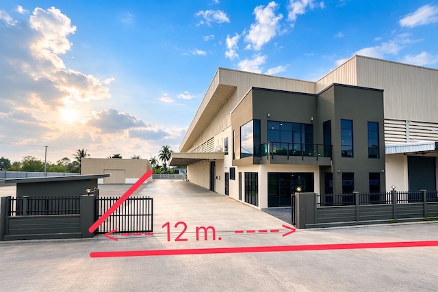 BST1078 ให้เช่าโกดัง 5,700 ตร.ม. สมุทรสาคร ใกล้ถนนเอกชัย พระราม 2