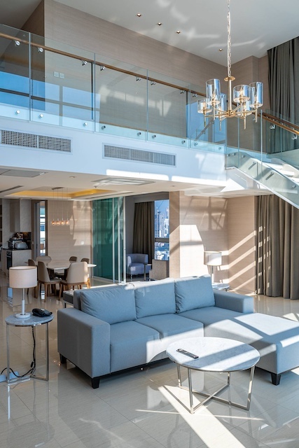BH3985 ให้เช่า Penthouse Duplex สุขุมวิท 59 ชั้นสูงสุด 165–195 ต