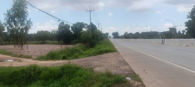 ขายที่ดินติดถนน 4 เลน เส้น 215 อำเภอสุวรรณภูมิ จังหวัดร้อยเอ็ด