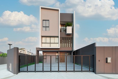 sss545 ขาย Feel Town ลาดพร้าว 101 บ้านเดี่ยวสไตล์โมเดิร์น 3 ชั้น