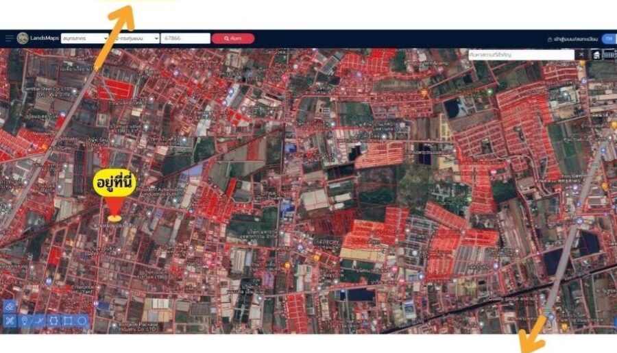 ขายที่ดินวปอกระทุ่มแบนผังม่วง ที่ดินท่าไม้กระทุ่มแบน ที่ดินอ้อมน้