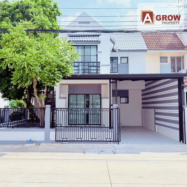 หมู่บ้านพูนสินธานี 3 เคหะร่มเกล้า 64 รีโนเวทใหม่ ตกแต่งพร้อมอยู่