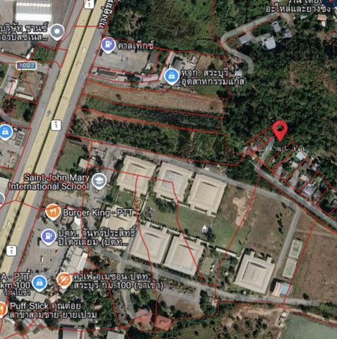 ขายที่ดิน1ไร่23ตรว. ใกล้เซนจอห์นแมรี่สระบุรี หนองยาว เมืองสระบุร