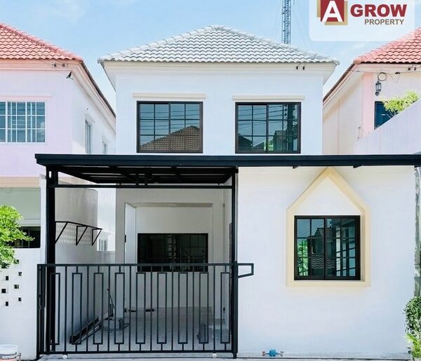 หมู่บ้านอมรทรัพย์ เลียบวารี 25 รีโนเวทใหม่สวยมาก พรัอมเข้าอยู่
