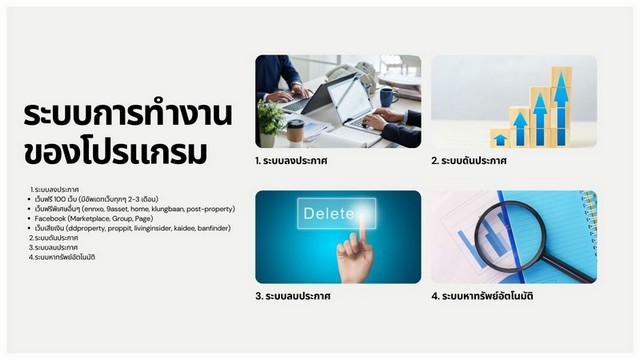 ต้องการขายระบบการตลาดอสังหาออนไลน์