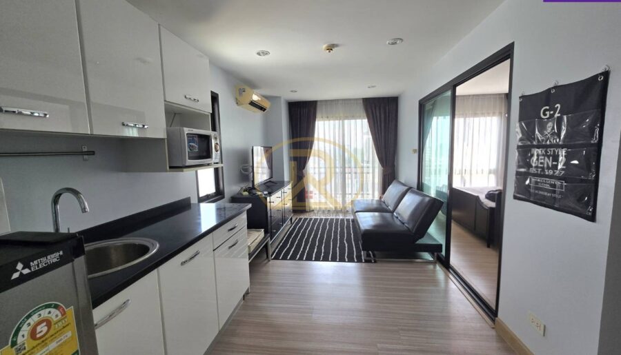 ให้เช่า D2 Condo บางแสน ห้องมุม วิวทะเล