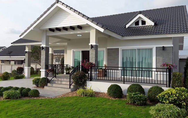 ขายบ้านเดี่ยวสร้างใหม่สไตล์รีสอร์ท หมู่บ้านมนตรา การ์เด้นโฮม2 บาง