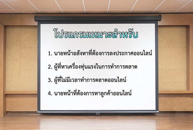 ขายโปรแกรมอสังหาฯ 100 เว็บ