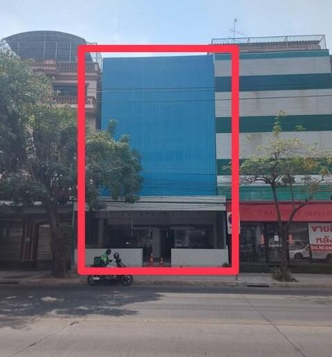ให้เช่าอาคารพาณิช 2 คูหา 4.5 ชั้น ถนนประชาอุทิศ รัชดา เขตห้วยขวาง