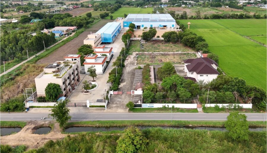 ขายที่ดิน พร้อมอาคารสำนักงาน 8 ไร่ 20 ตรว. อ.วังน้อย จ.อยุธยา
