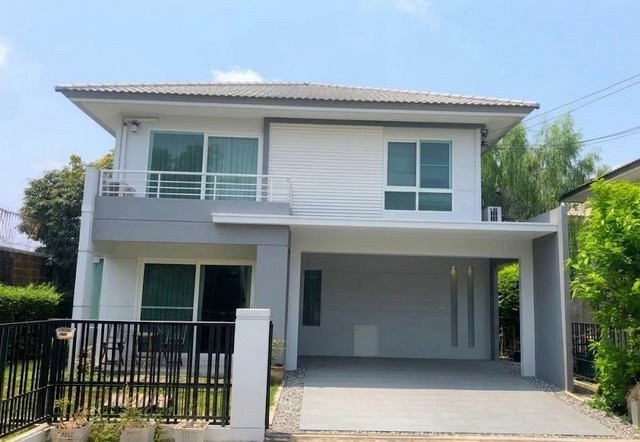 ให้เช่าบ้าน หลังมุมติด โรงเรียนสารสาสน์วิเทศสุวรรณภูมิ เดินไปเรีย