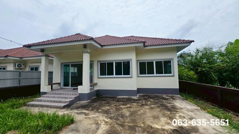 ขายบ้านเดี่ยวใกล้แยก จปร. โครงการภูชะโงก ต.พรหมณี อ.เมืองนครนายก