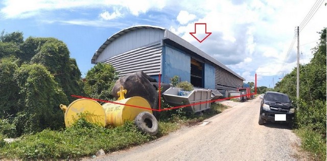 ขายโกดัง ถ.นวมินทร์(ถนนสามสิบเมตร) ต.เขารูปช้าง อ.เมืองสงขลา จ.สง
