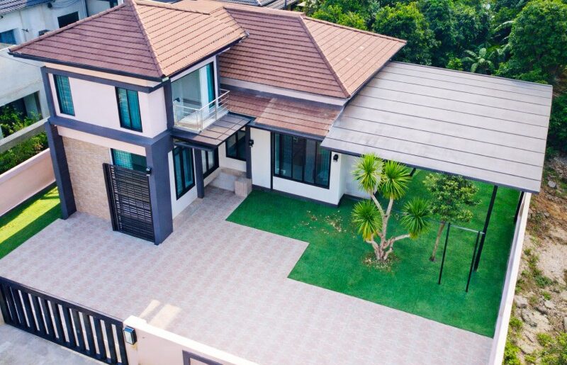 Do home โลตัส มาบตาพุด 3.20กม. 3นอน 3น้ำ คฤหาสน์ 2 ชั้น ทับมา