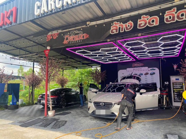 เซ้ง ร้านคาร์แคร์ง-Detailing ย่านศรีสมาน ดอนเมือง มีพนักงานพร้อม