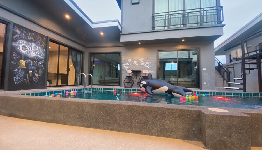ขายบ้านพูลวิลล่า โครงการ Cayla @ Loft HuaHin Pool Villa. อำเภอหัว
