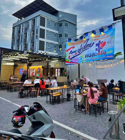 เซ้งร้านหมูกระทะ ย่านกาญจนา บางแค สไตค์แคมปปิ้ง มีหมู่บ้านข้างในเ