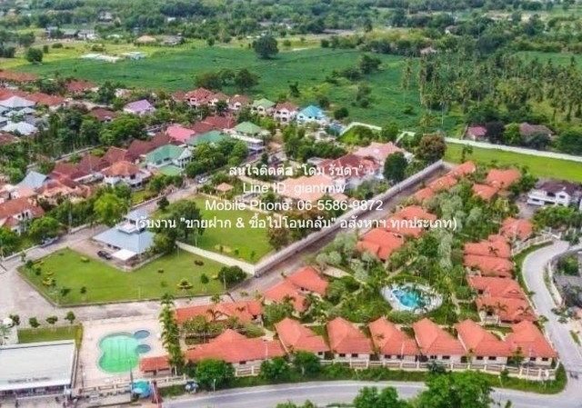 ขายรีสอร์ตใกล้สนามกอล์ฟเมืองพัทยา 28 หลัง เนื้อที่ 5-2-22 ไร่