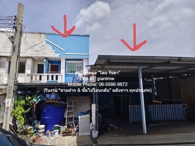 ขายทาวน์เอ้าส์ 2 ชั้น (ห้องมุม) ใกล้ถนนบางบัวทอง-สุพรรณบุรี 40 ตร
