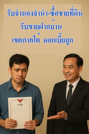 ที่ดิน ประกาศ ตรงกับนายทุนคุยง่าย ใจดีให้คำปรึกษาฟรี,ปัตตานียะลานราธิวาส รับจำนองจำนำที่ดินดอกเบี้ยถูกภาคใต้ ในเขตสงขลาพัทลุงสตูล ไม่ผ่านนายหน้า
